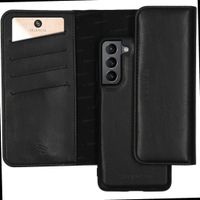 Selencia Pochette amovible en cuir végan Eny Samsung Galaxy S21 Plus - Noir