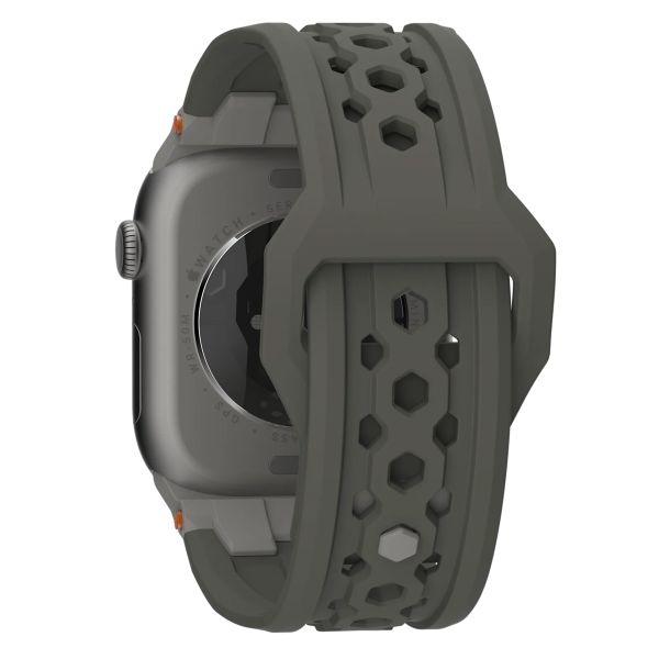 UAG Bracelet Monarch en silicone Apple Watch | 44/45/46/49 mm - Olive