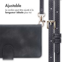 imoshion Etui de télephone portefeuille avec cordon Samsung Galaxy S21 FE - Noir