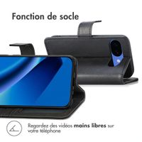 imoshion Étui de télephone portefeuille de luxe Google Pixel 10a - Noir