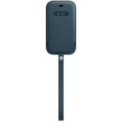 Apple Sacoche en cuir MagSafe Apple iPhone 12 Mini - Baltic Blue
