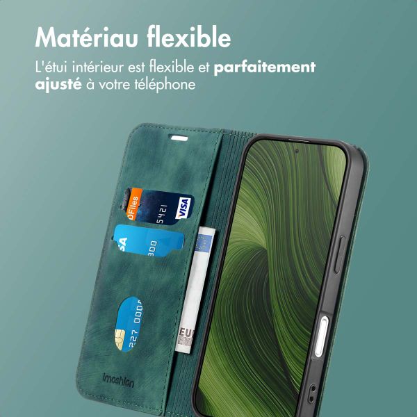 imoshion Étui de téléphone portefeuille Slim Fairphone 6 - Vert foncé