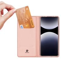 Dux Ducis Étui portefeuille souple et fin Xiaomi Redmi Note 14 Pro (5G) - Noir