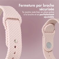 imoshion Bracelet tressé en silicone Apple Watch | 38/40/41/42 mm - Rose