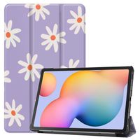 imoshion Coque tablette Design Trifold Samsung Galaxy Tab S6 Lite (2020/2022/2024)  - Flower Distance