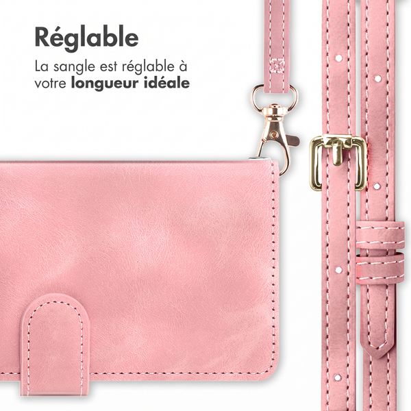 imoshion Etui de télephone portefeuille avec cordon Samsung Galaxy S26 FE - Rose