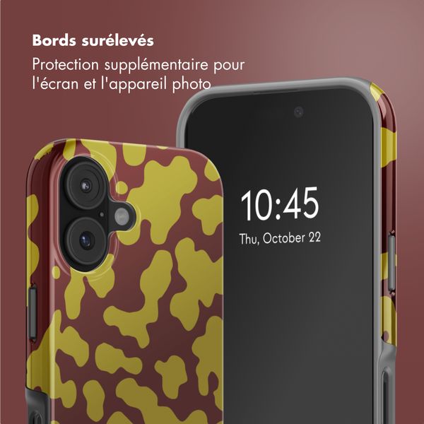 Selencia Coque arrière Vivid avec MagSafe Apple iPhone 17 - Moo'd Olive Dust