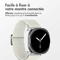 imoshion Bracelet en nylon élastique Samsung Galaxy Watch 8 (40/44mm) / Classic (46mm) - Beige