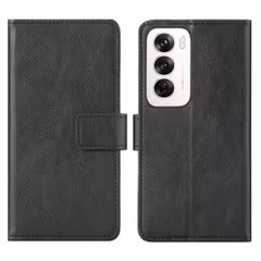 imoshion Étui de télephone portefeuille de luxe Oppo Reno 12 Pro - Noir