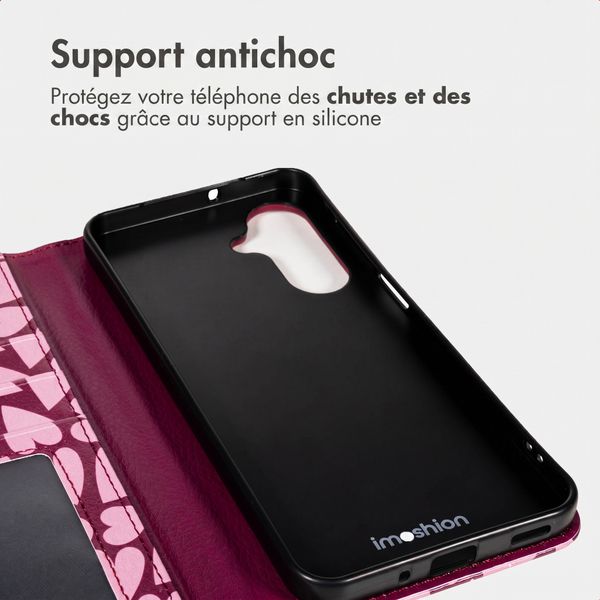 imoshion Étui de télephone portefeuille Design Samsung Galaxy A17 (5G) / (4G) - Hearty Blush