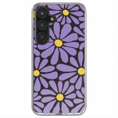 imoshion Coque Design Samsung Galaxy S24 FE - Tropical Violet Flowers Connect