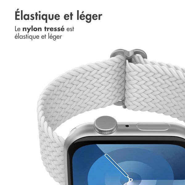 imoshion Bracelet nylon tissé Apple Watch | 38/40/41/42 mm - Blanc