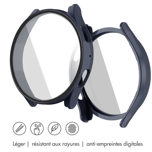 imoshion Coque rigide à couverture complète Samsung Galaxy Watch 5 - 44 mm - Bleu foncé