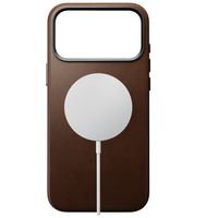 Nomad Coque arrière Traditional Leather avec MagSafe Apple iPhone 18 Pro Max - Brown