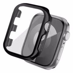 imoshion Coque rigide brillante à couverture complète Apple Watch 1 / 2 / 3 - 42 mm - Noir