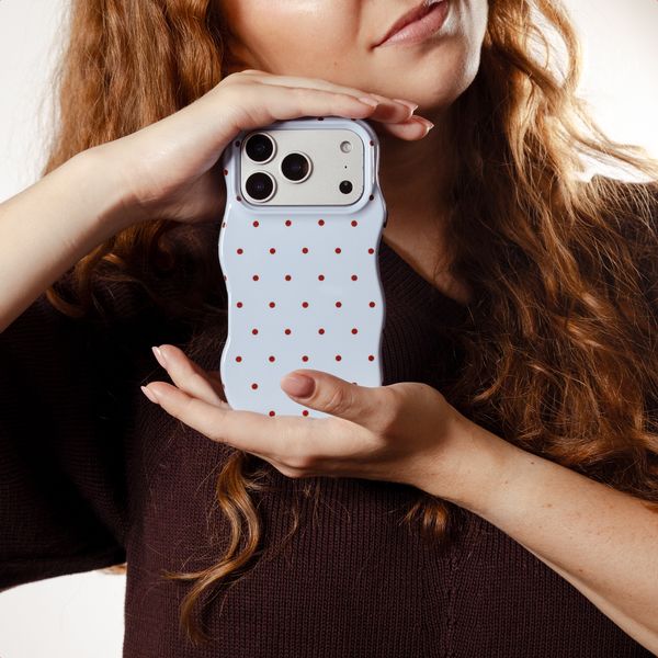 Selencia Coque arrière Vivid Wavy avec MagSafe Samsung Galaxy A37 (5G) - Happy Dots Digital Sky