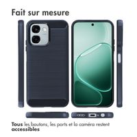imoshion Coque Brushed Oppo A6 (5G) - Bleu foncé