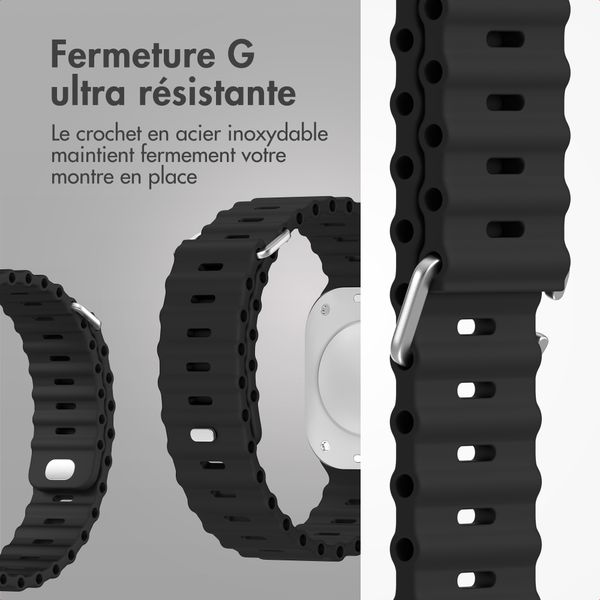 Accezz Bracelet Ocean Apple Watch | 38/40/41/42 mm - Noir