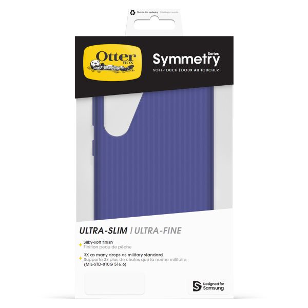 OtterBox Coque Symmetry Soft Touch MagSafe Samsung Galaxy S25 Plus - Purple & Blue