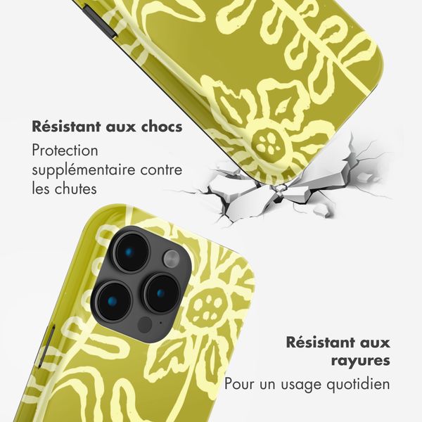 Selencia Coque arrière Vivid avec MagSafe Apple iPhone 15 Pro - Chalky Bloom