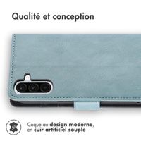 imoshion Étui de télephone portefeuille de luxe Samsung Galaxy A36 - Bleu clair