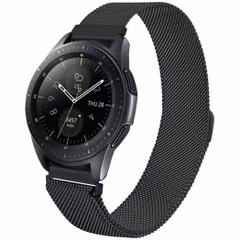 imoshion Bracelet magnétique milanais Samsung Galaxy Watch 3 (45 mm) / Watch (46 mm) / Gear S3 Frontier / Gear S3 Classic (22 mm) - Noir