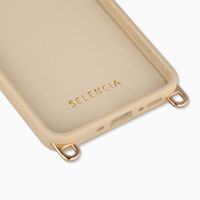 Selencia Coque arrière Rivièra avec MagSafe avec crochets amovibles Samsung Galaxy A37 (5G) - Milky Latte