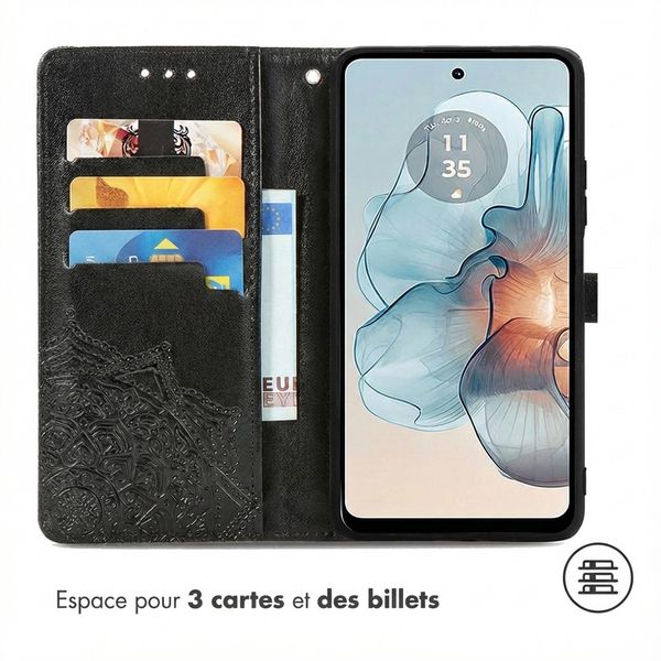 imoshion Etui de télephone Mandala Motorola Moto G24 Power - Noir