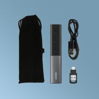 Accezz Clicker de Présentation - Présentateur avec Pointeur Laser - Noir