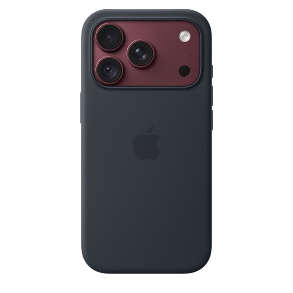 Apple Coque en silicone avec MagSafe Apple iPhone 18 Pro - Navy Blue