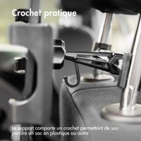 imoshion Support pour tablette à fixer sur l'appuie-tête de voiture - Noir