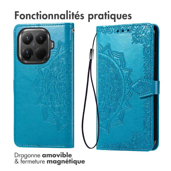 imoshion Etui de télephone Mandala Xiaomi 15T Pro - Turquoise