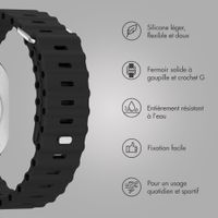 Accezz Bracelet Ocean Apple Watch | 44/45/46/49 mm - Noir