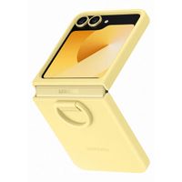Samsung Original Coque en silicone Ring Samsung Galaxy Z Flip 6 / Flip 7 FE - Yellow