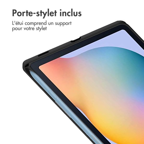 imoshion Coque tablette rigide Trifold Samsung Galaxy Tab S6 Lite (2020/2022/2024)  - Noir