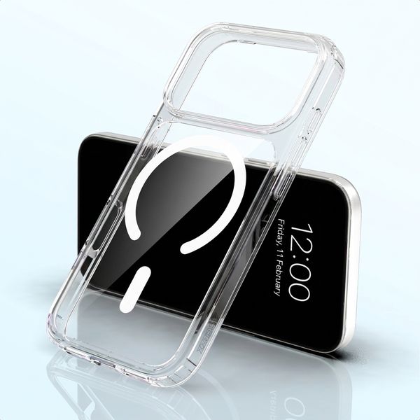 Accezz Coque arrière Xtreme Impact avec MagSafe Apple iPhone 18 Pro / 17 Pro - Transparent