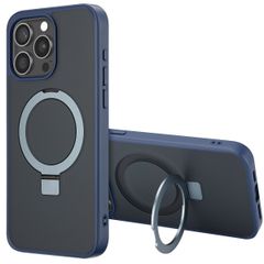 Accezz Coque Ring Stand avec MagSafe Apple iPhone 15 Pro Max - Bleu