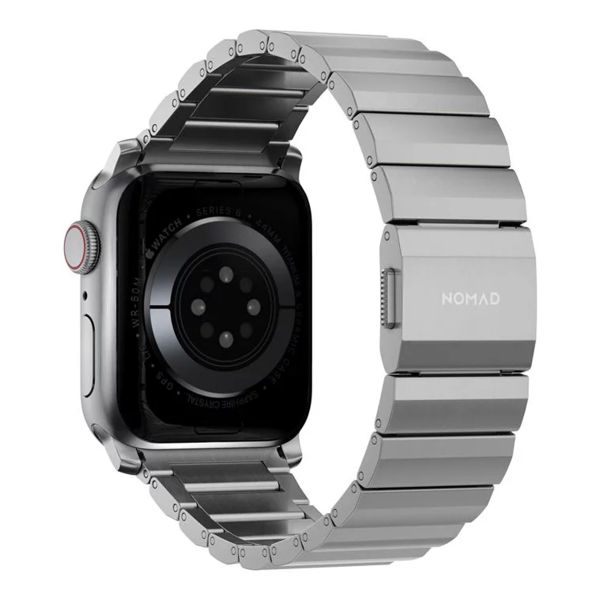 Nomad Bracelet à maillons en titane Apple Watch | 44/45/46/49 mm - Silver