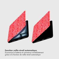 Selencia Coque tablette Vivid Apple iPad Air 11 pouces (2026) M4 / (2025) M3 / (2024) M2 / Air 5 (2022) / Air 4 (2020) - Wild Spots Lipstick