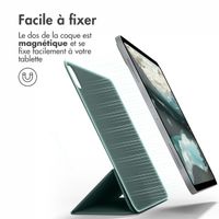 imoshion Magnetic etui de téléphone portefeuille Apple iPad Pro 11 (2022 / 2021 / 2020 / 2018) - Vert foncé