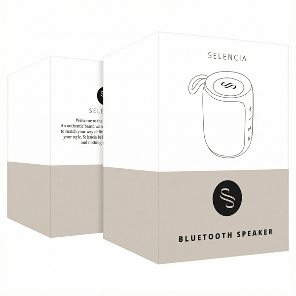 Selencia AquaPlay Enceinte Bluetooth - Enceinte sans fil - Étanche - Bordeaux