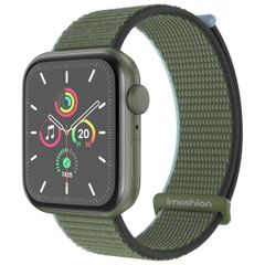 imoshion Bracelet en nylon Apple Watch | 44/45/46/49 mm - Dark Olive