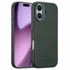 Accezz Coque arrière en cuir avec MagSafe Apple iPhone 17 - Cedar Green