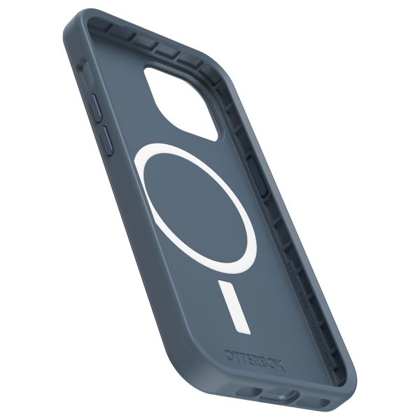 OtterBox Coque Symmetry MagSafe Apple iPhone 17e / 16e / 15 / 14 / 13 - Bleu