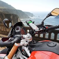 RAM Mounts Support de téléphone X-Grip® Tough-claw pour vélo / scooter / moto - Rotation à 360° - Universel - Grand - Noir