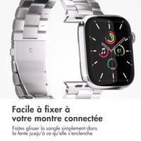 imoshion Bracelet acier Apple Watch | 44/45/46/49 mm - Argent