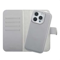 Selencia Étui portefeuille amovible Olyn avec MagSafe Apple iPhone 16 Pro - Gris