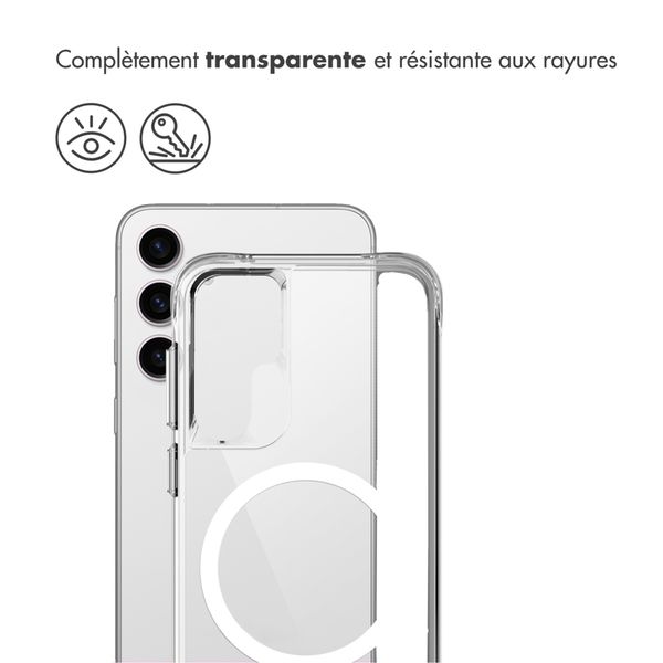 imoshion Coque Rugged Air MagSafe Samsung Galaxy S25 - Transparent