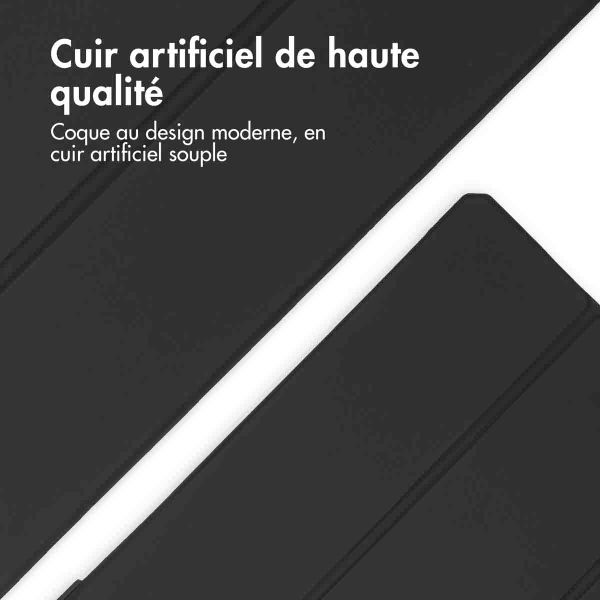 imoshion Coque tablette rigide Trifold Apple iPad 9 (2021) 10.2 pouces / iPad 8 (2020) 10.2 pouces / iPad 7 (2019) 10.2 pouces - Noir