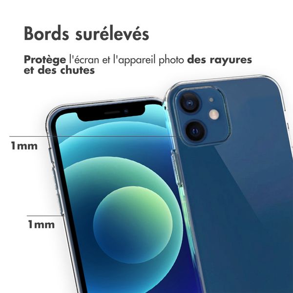 Accezz Coque Clear Apple iPhone 12 Mini - Transparent